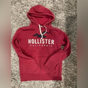 Women’s burgundy hooded sweatshirt hoodie HOLLISTER size Small